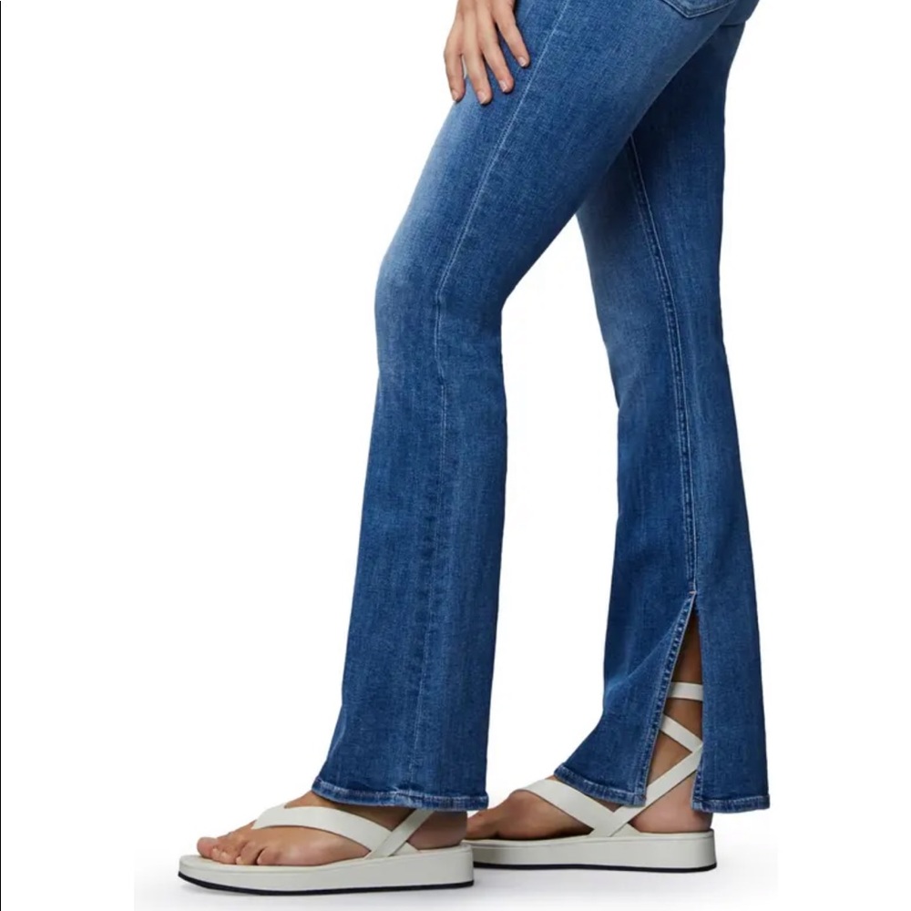 DL1961 Bridget Instasculpt High Waist Split Hem Bootcut Jeans